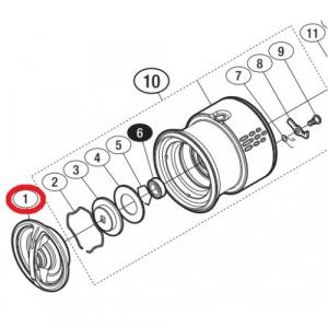 Гайка фрикционного тормоза (Drag Knob) MTCW TD System для катушек Shimano