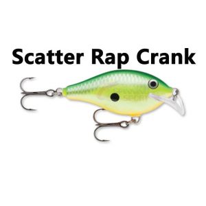 Воблер  RAPALA SCATTER RAP CRANK плавающий, 5см, 9гр, 1,8-2,4м