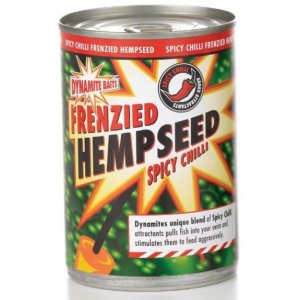 Карповая приманка  DYNAMITE BAITS семена/зерна 350 г Frenzied Hemp Spicy Chilli