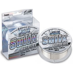 Леска монофильная  SUFIX DURAFLEX x10 Clear 100м 0.14мм