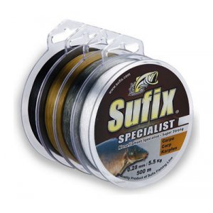 Леска монофильная  SUFIX SPECIALIST CARP Brown 350м 0.40мм