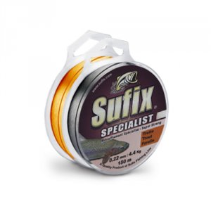 Леска монофильная  SUFIX SPECIALIST TROUT Platinum 150м 0.25мм