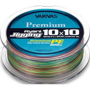 Леска плетеный шнур  VARIVAS AVANI JIGGING 10X10 PREMIUM PE 200m №0.6