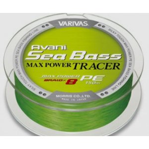 Леска плетеный шнур  VARIVAS AVANI SEA BASS MAX TRACER PE 150m №0.6