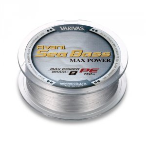 Леска плетеный шнур  VARIVAS SEA BASS MAX POWER PE 8 BRAID 150m №1.0