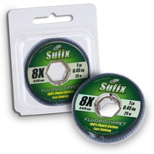 Леска флуокарбон  SUFIX FLUORO TIPPET Clear 25м 0.108мм