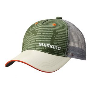 Головной убор  SHIMANO бейсболка Half Mesh CA-042M Цв. Зелёный р-р. FREE (58,5 см)