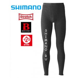 термобелье  SHIMANO BREATH HYPER THICK (теплое) IN-025K Кальсоны 4L (XXL)