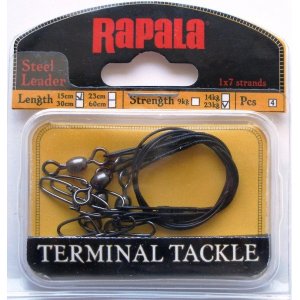 Поводок  RAPALA LEADER 7 нитей 14кг. 15см.