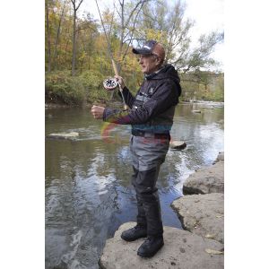 Вейдерсы Rapala EcoWear® Waders Серо-чёрные с цифр. камуфляж