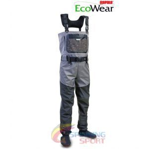 Вейдерсы Rapala EcoWear® Waders Серо-чёрные с цифр. камуфляж