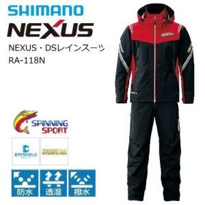 Костюм Shimano DryShield Rain Suit RA118N Красный