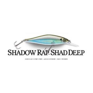 Воблер RAPALA SHADOW RAP SHAD DEEP медленно всплывающий 1,5м-1,8м, 9см, 12гр