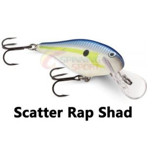 Воблер  RAPALA SCATTER RAP SHAD плавающий,  7см,  7гр, 1,5-2,4м