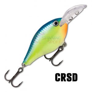 Воблер  RAPALA SCATTER RAP CRANK DEEP плавающий, 5см, 9гр, 3,0-3,6м