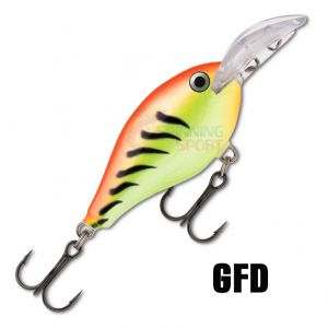 Воблер  RAPALA SCATTER RAP CRANK DEEP плавающий, 5см, 9гр, 3,0-3,6м