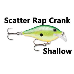 Воблер  RAPALA SCATTER RAP CRANK SHALLOW плавающий,  5см,  9гр, 1,2-1,5м