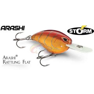 Воблер Storm Arashi Rattling Flat  55мм,12,5гр, плавающий до 2,3м (оригинал)