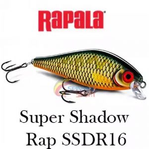 Воблер Rapala Super Shadow Rap 1-1,4м, 16см, 77гр