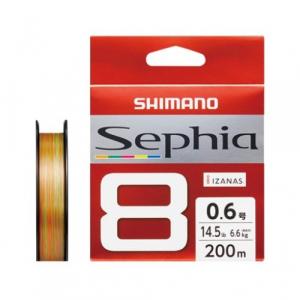 Плетеный восьмижильный шнур SHIMANO SEPHIA 8 PE 150m (LD-E51S)